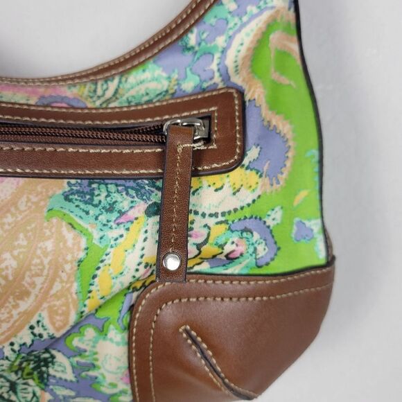 Chaps Pastel Paisley Print Shoulder Bag‎ - Picture 8 of 15
